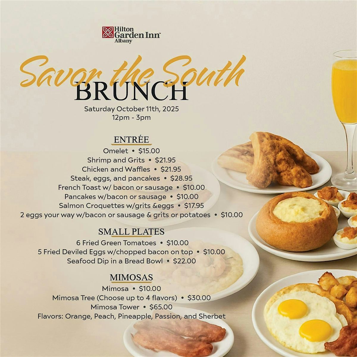Savor The South Brunch, 11 October | Event in Albany | AllEvents