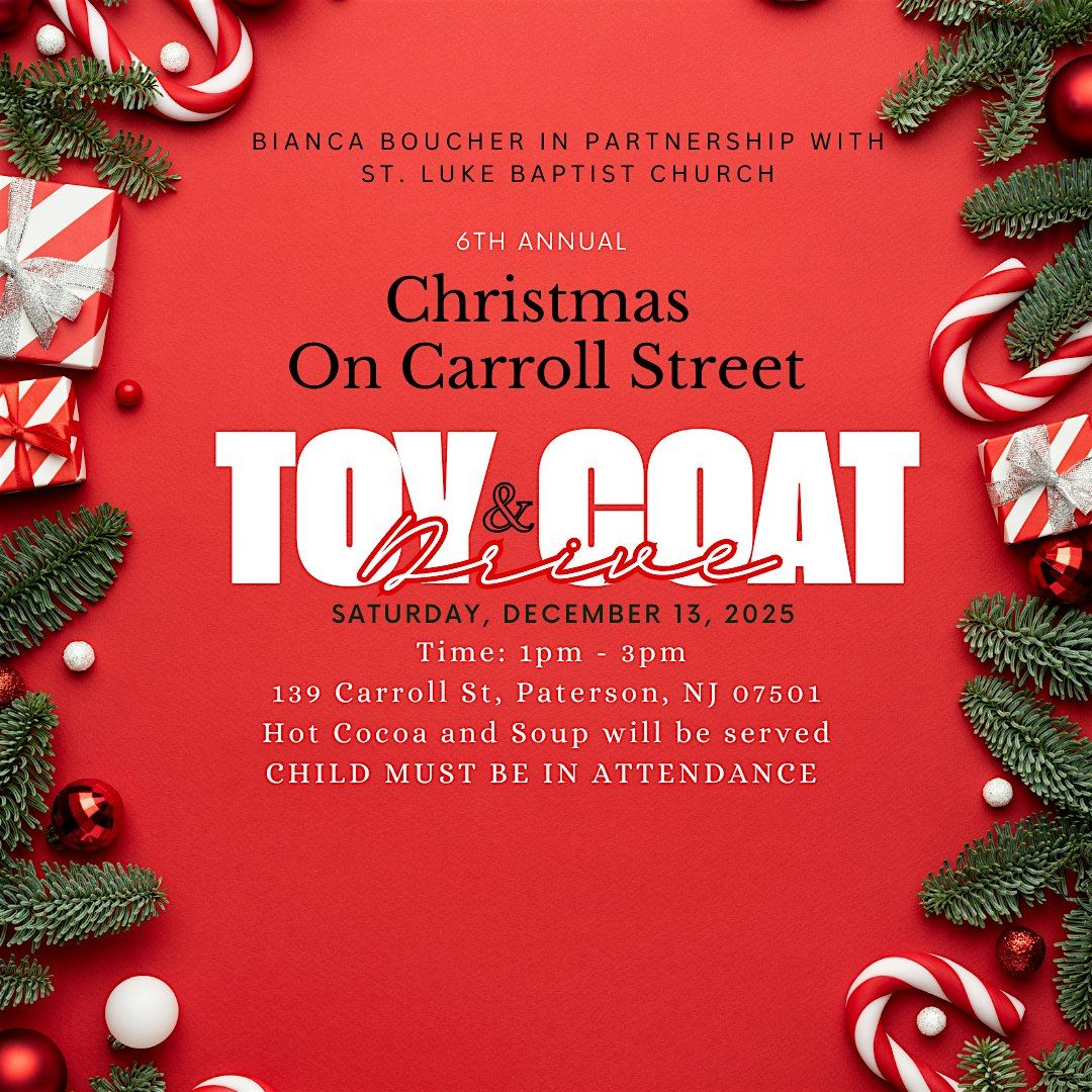 6th Annual Christmas on Carroll St., 13 December | Event in Paterson | AllEvents