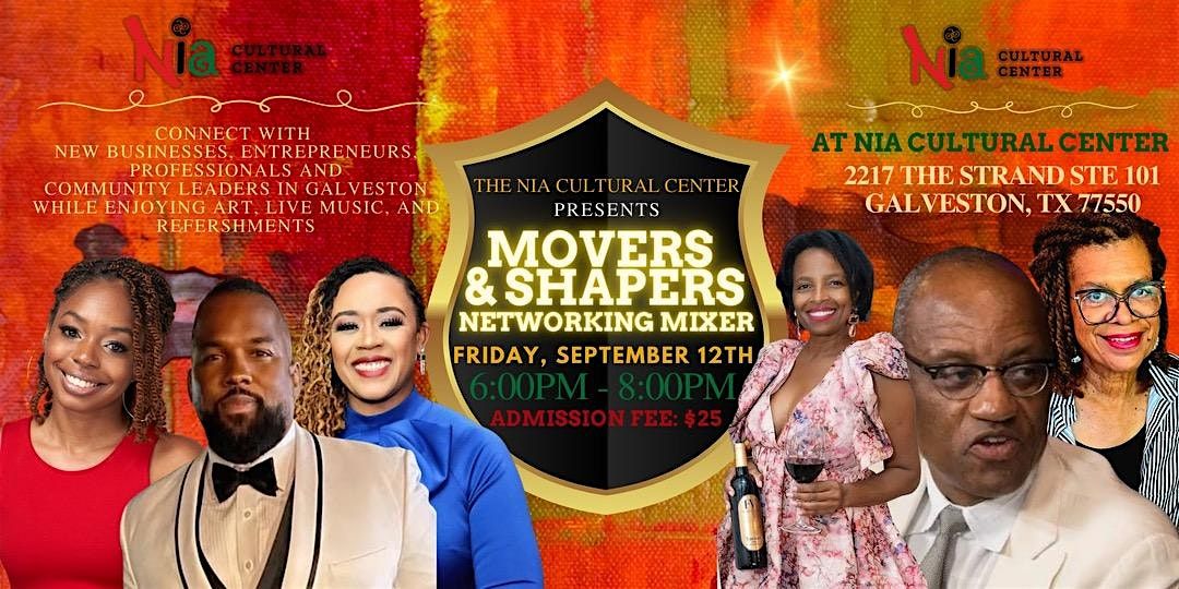 Movers and Shapers Network Mixer, 12 September | Event in Galveston | AllEvents