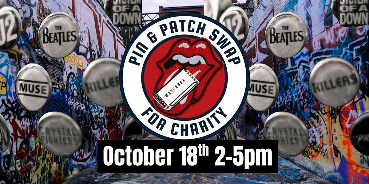 Pin & Patch Swap at Matchbox for Charity, 18 October | Event in Denver | AllEvents