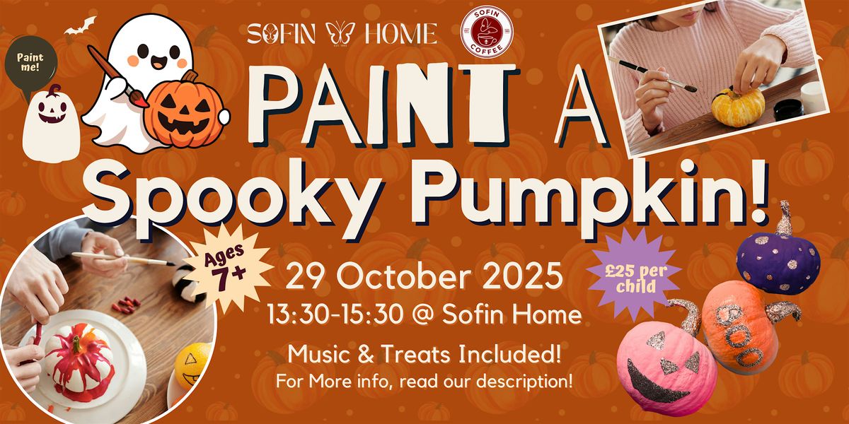 Paint a Spooky Pumpkin!, 29 October | Event in London | AllEvents