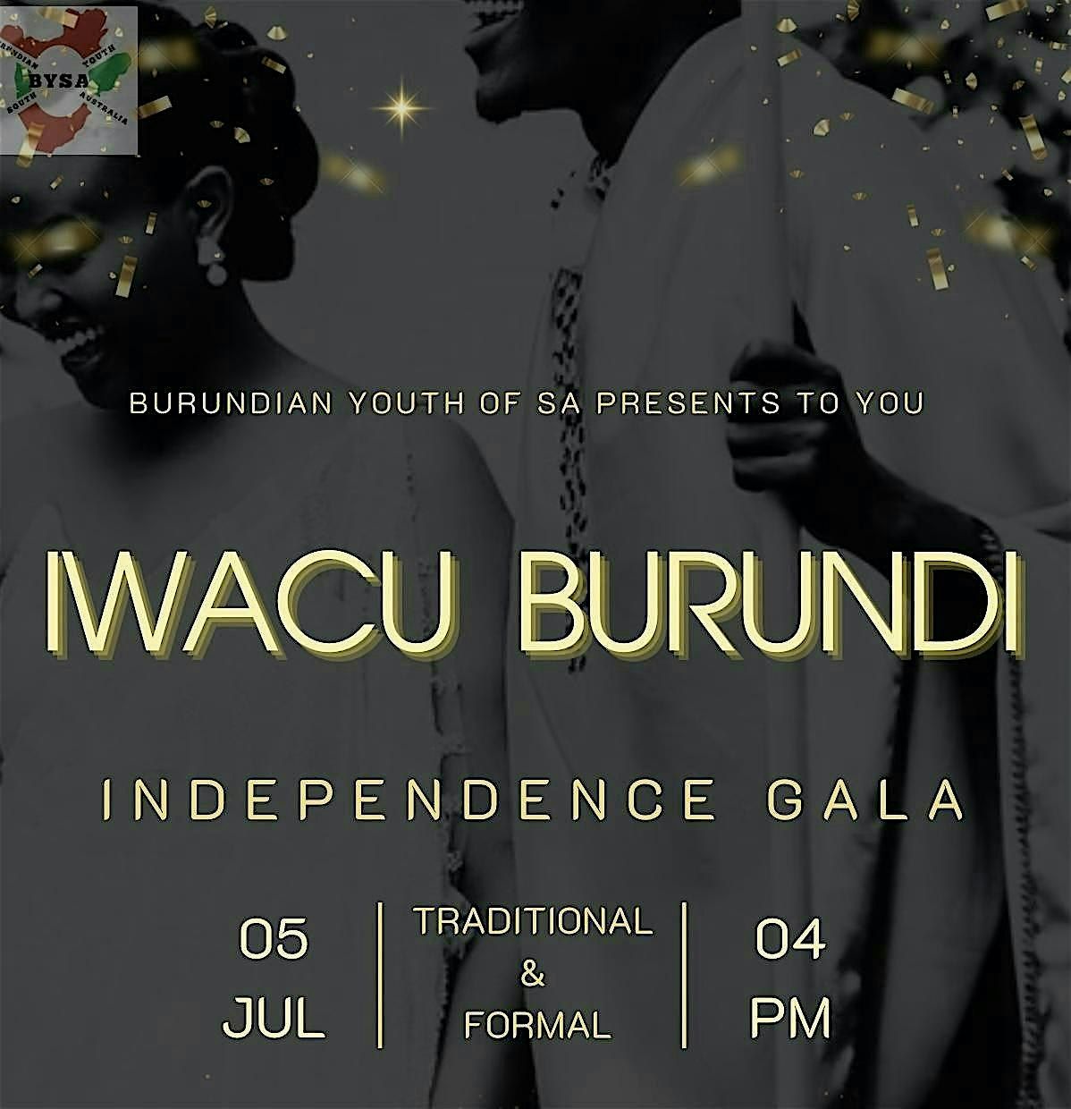 Iwacu Burundi, 5 July | Event in Elizabeth | AllEvents