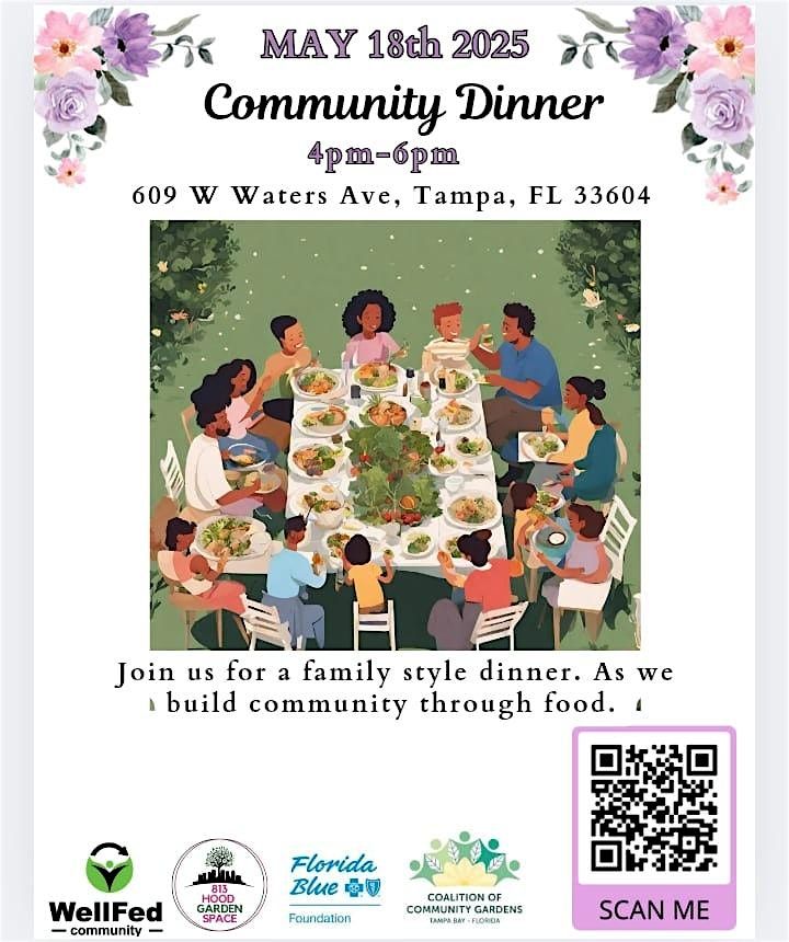 Community Dinner, 18 May | Event in Tampa | AllEvents