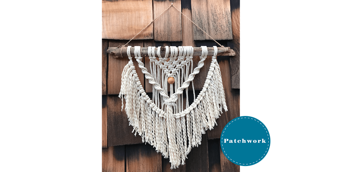 Patchwork Presents Macramé Boho Wall Hanging Workshop, 31 July | Event in San Diego | AllEvents