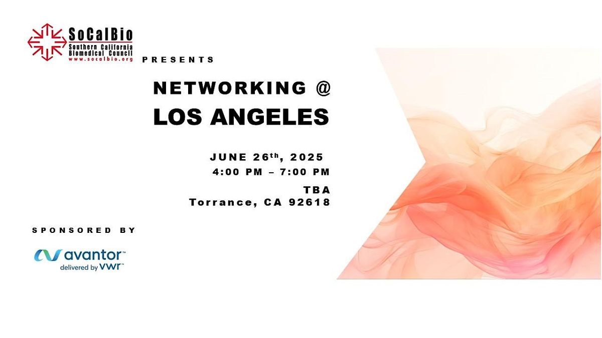 SOCALBIO Networking Mixer in LOS ANGELES, 26 June | Event in Torrance | AllEvents