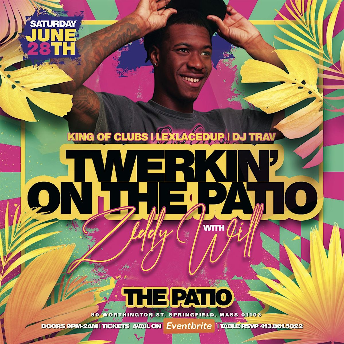 Twerkin' On The Patio with Zeddy Will Performing LIVE, 28 June | Event in Springfield | AllEvents
