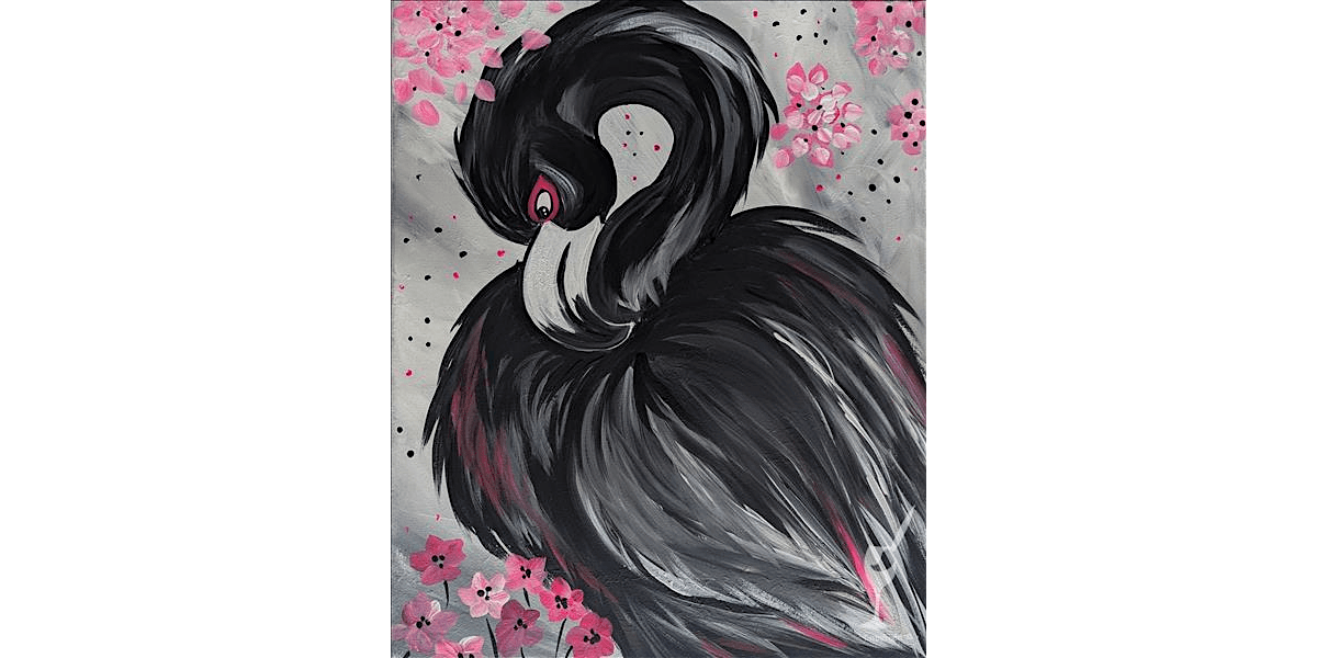 Black Flamingo - Paint and Sip in Houston | Classpop!™, 9 August | Event in Baytown | AllEvents