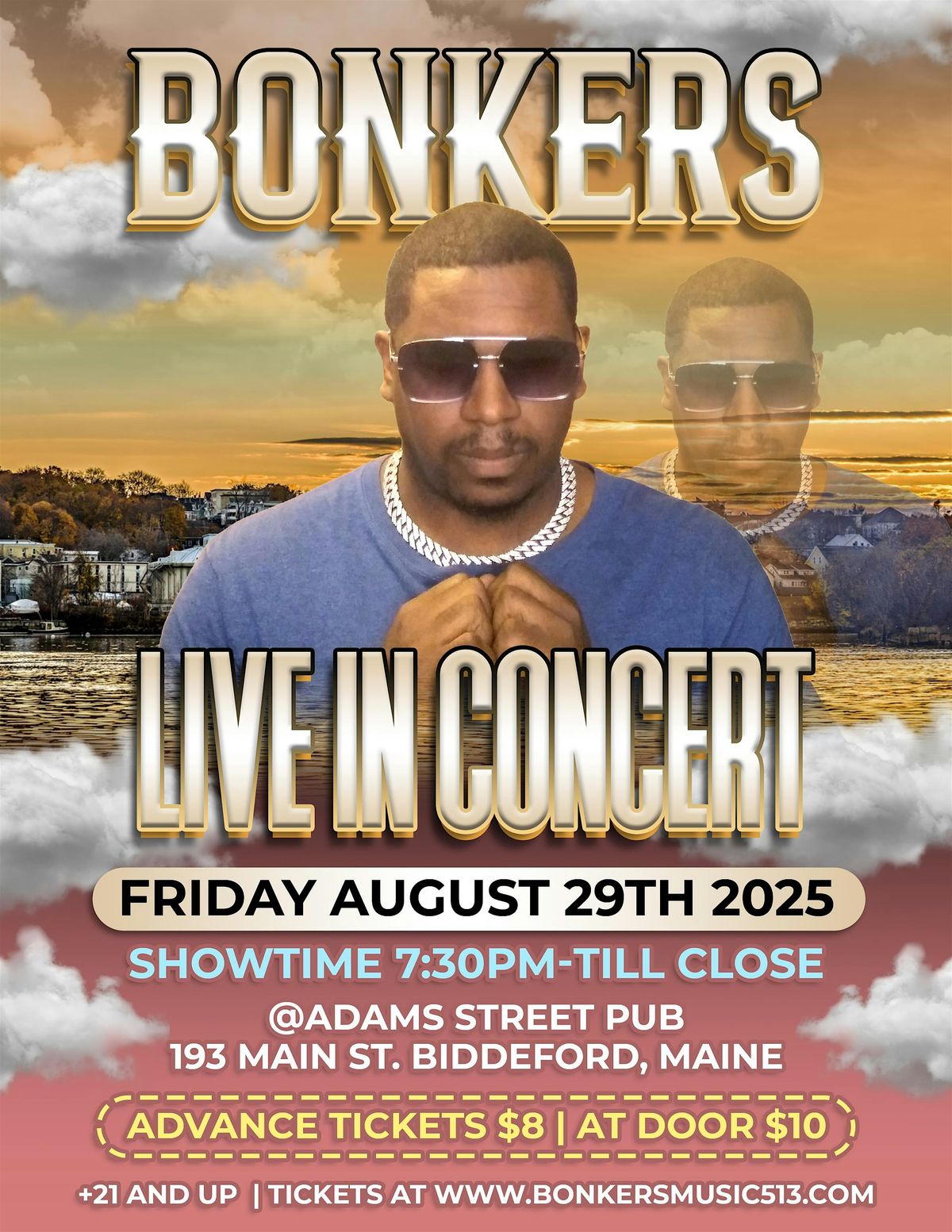 Bonkers Live in Concert, 29 August | Event in Biddeford | AllEvents