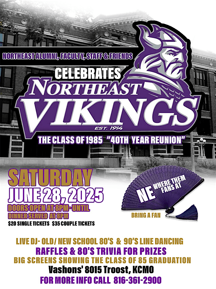 Class of 1985  "40th Year Reunion", 28 June | Event in Kansas City | AllEvents