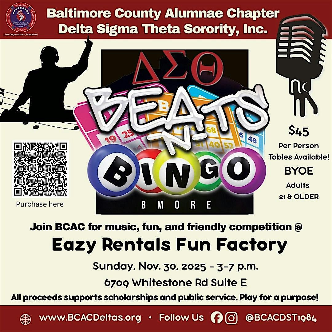 Beats and Bingo Hosted by BCAC-DST, 30 November | Event in Woodlawn | AllEvents