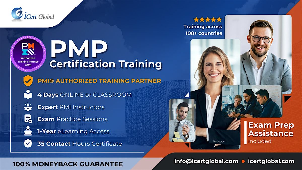 PMP Certification In-Person Training  in Auburn, CA, 11 November | Event in Columbus | AllEvents