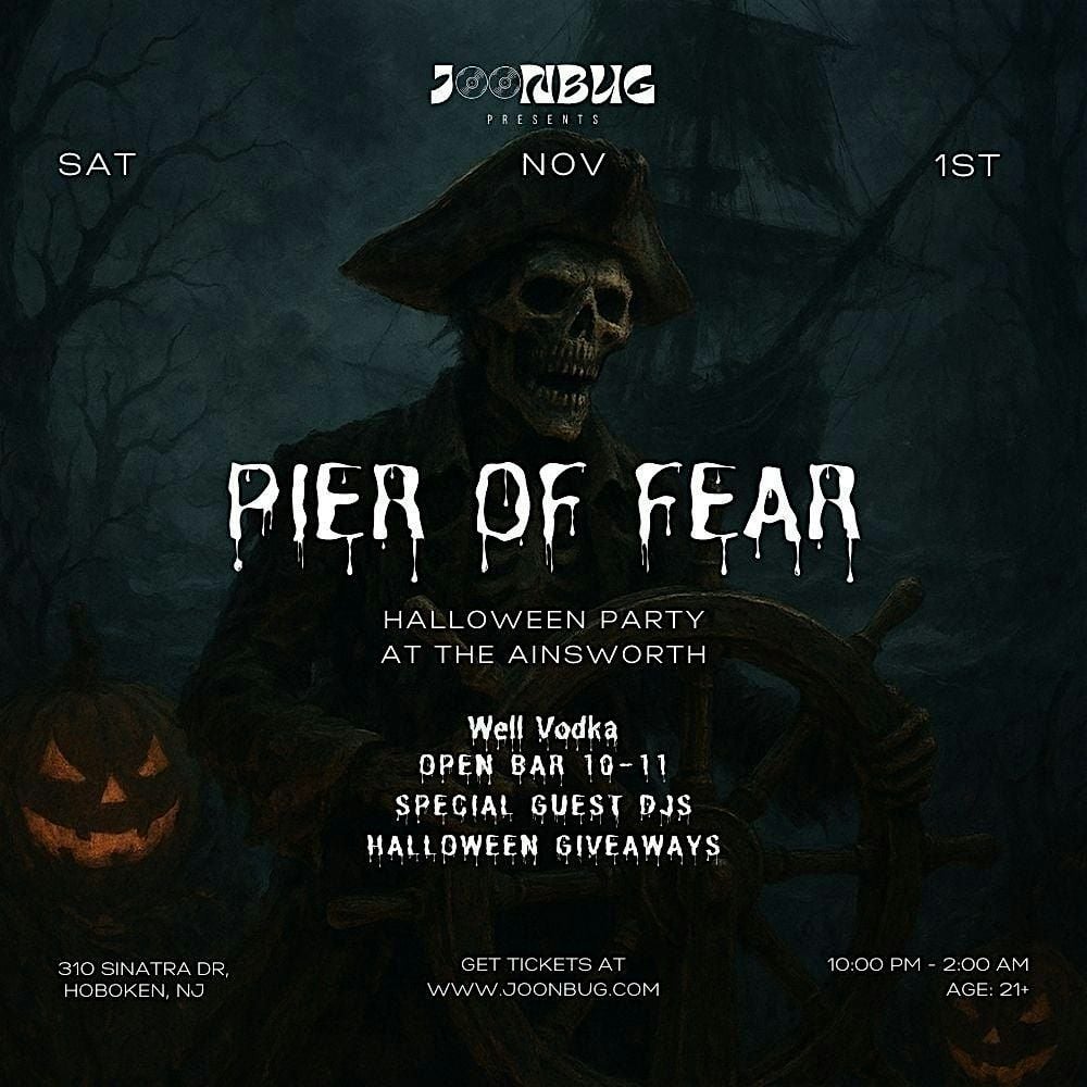 Ainsworth Hoboken's Official Halloween Party [1-Hour Well Vodka Open Bar], 1 November | Event in Hoboken | AllEvents