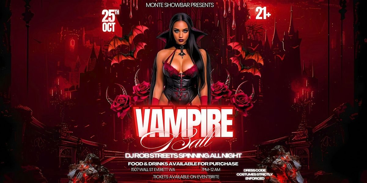 The Monte 3rd Annual Vampire Ball, 25 October | Event in Everett | AllEvents