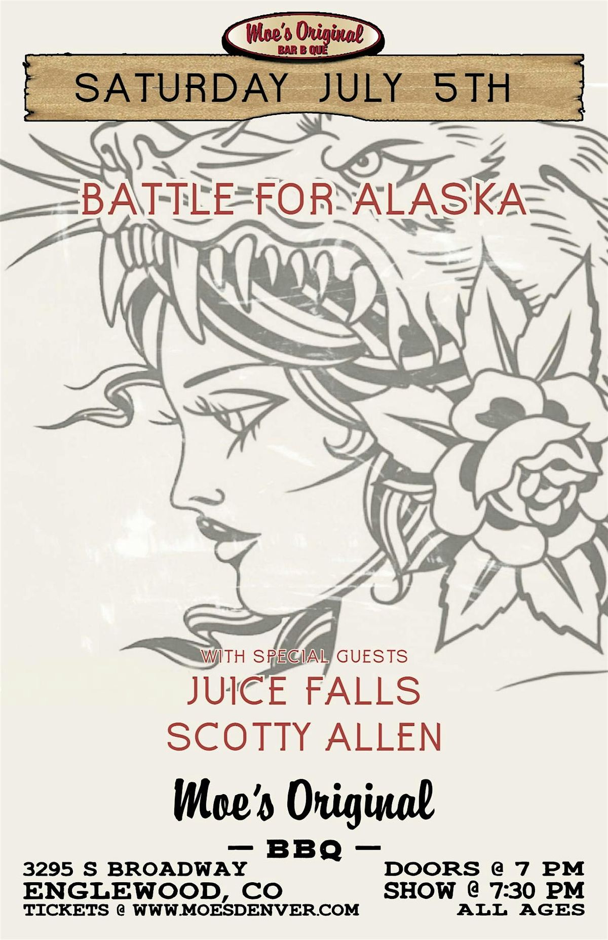 Battle For Alaska w/ Juice Falls + Scotty Allen, 5 July | Event in Englewood | AllEvents