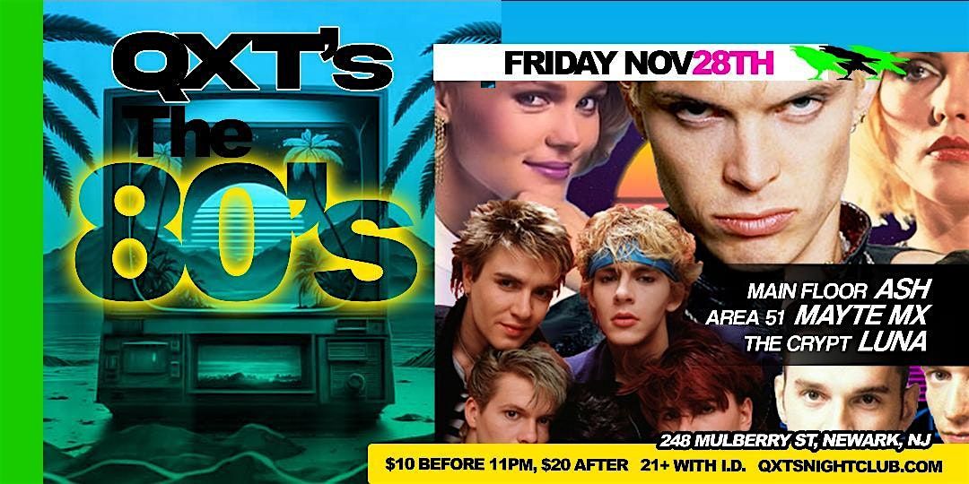FLASHBACK FRIDAYS - THE 80's!, 28 November | Event in Newark | AllEvents