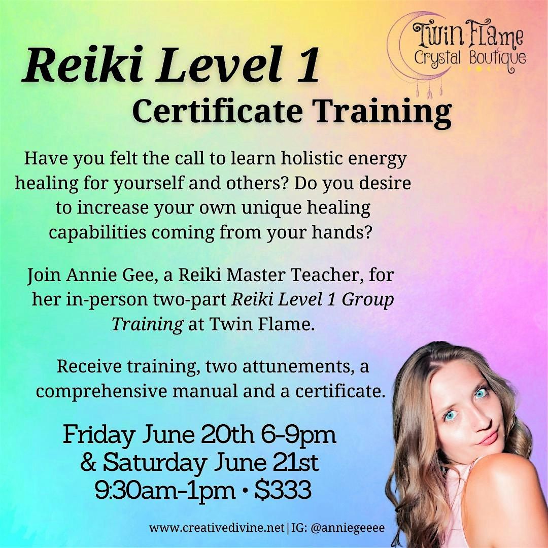 Reiki Level 1 Certification (2-day Course), 20 June | Event in Bethpage | AllEvents