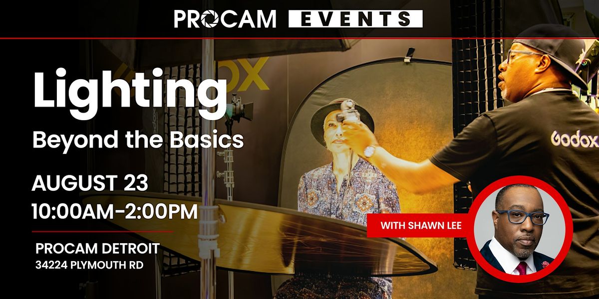 Lighting Beyond the Basics with Shawn Lee, 23 August | Event in Livonia | AllEvents