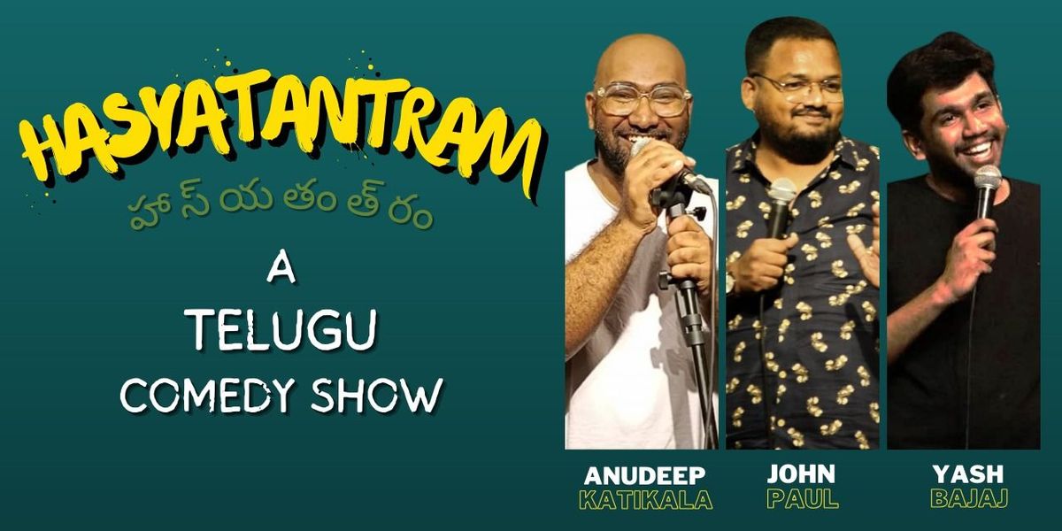 Hasyatantram (Telugu Standup Comedy), 10 May | Event in Hyderabad | AllEvents
