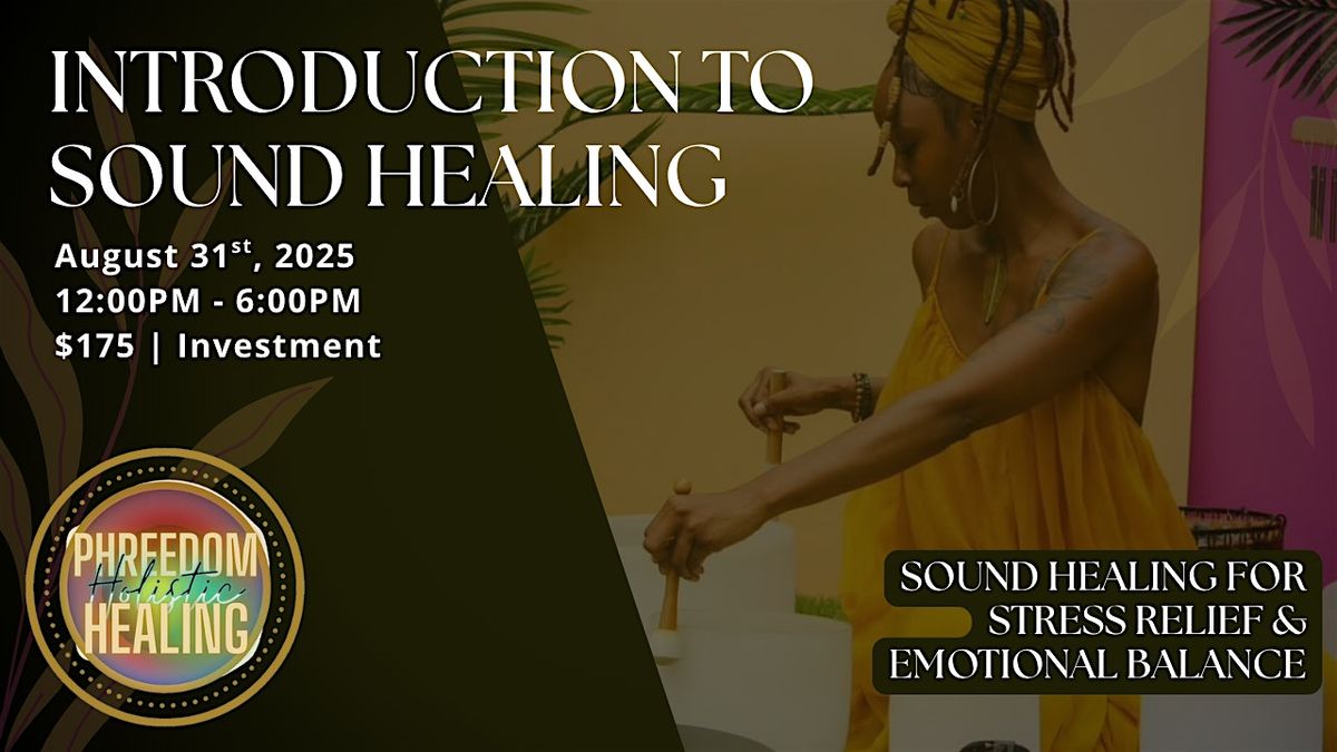 Intro to Sound Healing, 31 August | Event in Fayetteville | AllEvents