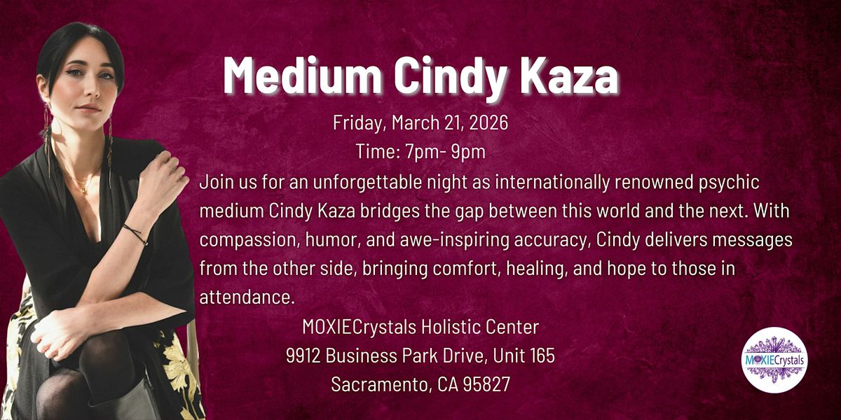 An Evening with Cindy Kaza, 21 March | Event in Sacramento | AllEvents