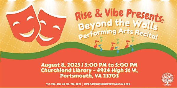 Rise and Vibe Presents: Beyond the Walls Performing Arts Recital, 8 August | Event in Portsmouth | AllEvents