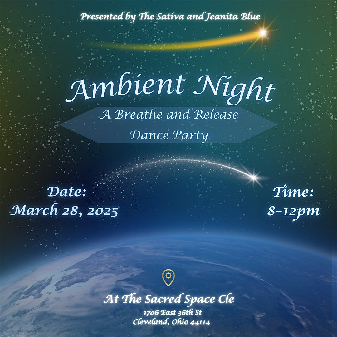 Ambient Night Dance Party, 7 June | Event in Cleveland | AllEvents