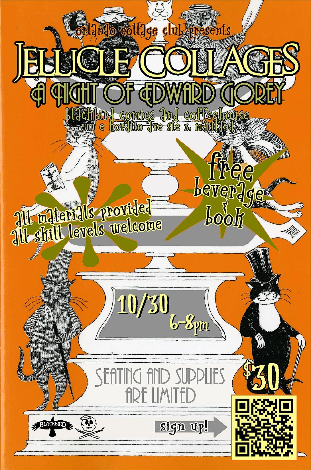 Jellicle Collages: A Night of Edward Gorey, 30 October | Event in Maitland | AllEvents