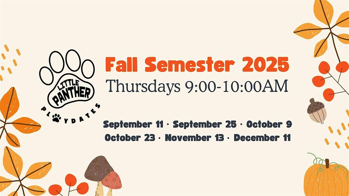 Little Panther Playdates Fall Sessions | Event in Fond du Lac | AllEvents