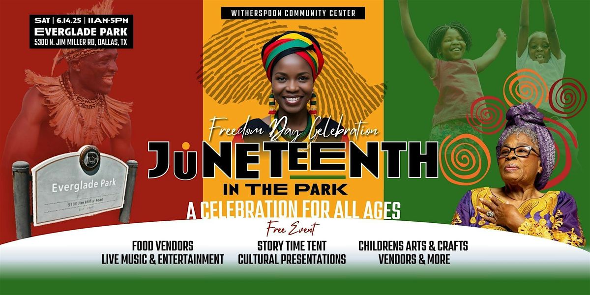 Juneteenth In Park By Witherspoon Community Center, 14 June | Event in Dallas | AllEvents