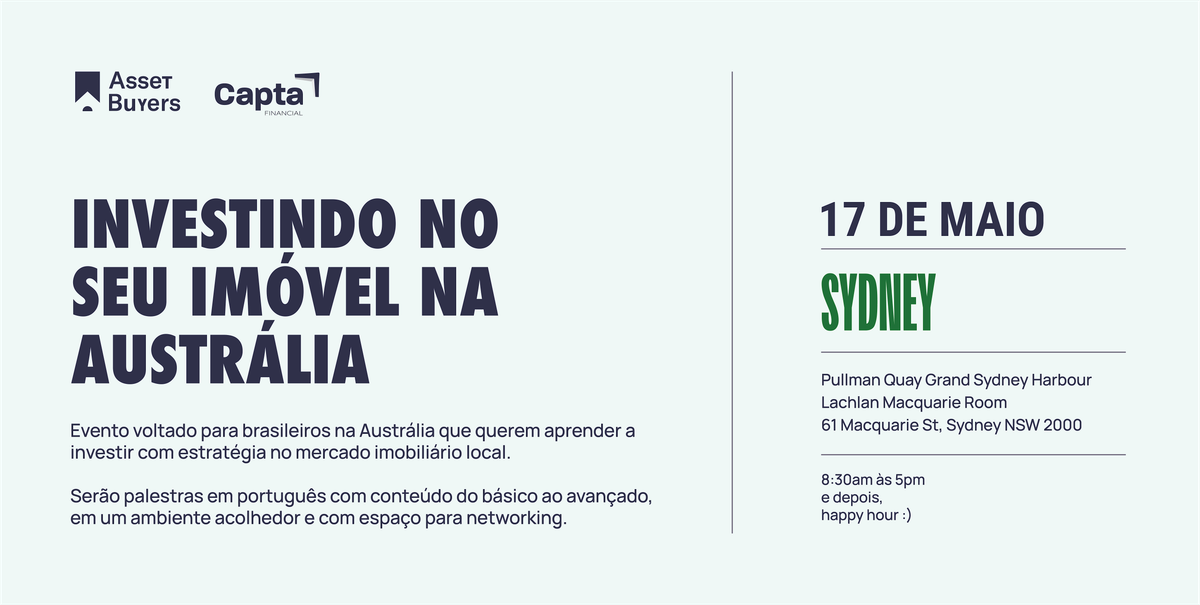 Investindo no Seu Imóvel na Austrália: Edição de Sydney, 17 May | Event in Sydney | AllEvents