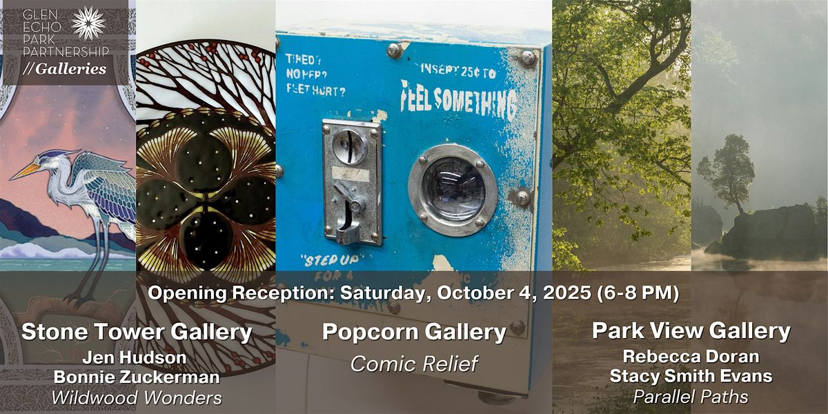 Glen Echo Park Partnership Gallery Opening Receptions: October 2025, 4 October | Event in Glen Echo | AllEvents