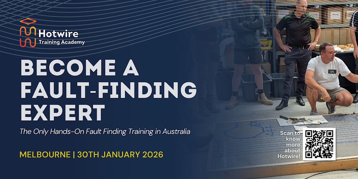 HTA Melbourne: Fault Finding Training, 30 January | Event in Bayswater | AllEvents