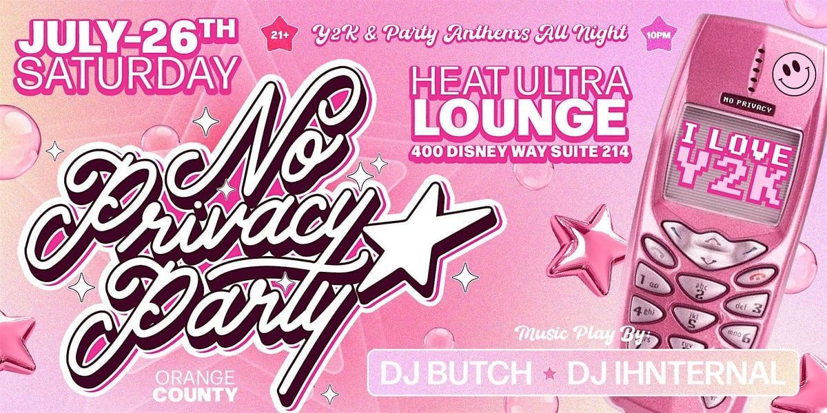 Y2K + PARTY ANTHEMS @ HEAT ULTRA LOUNGE OC, 26 July | Event in Anaheim | AllEvents