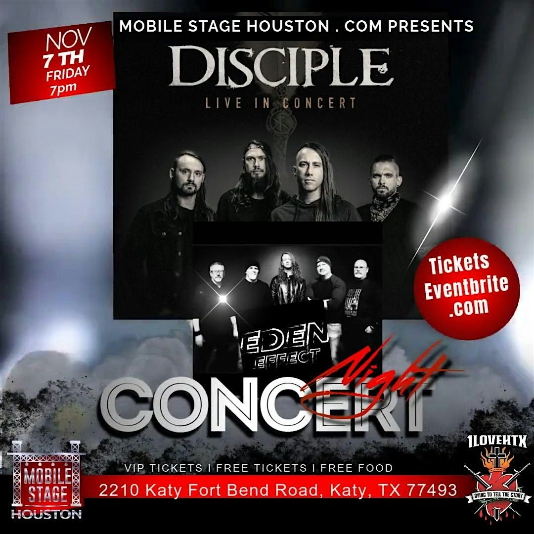 Disciple with Eden Effect, 7 November | Event in Katy | AllEvents