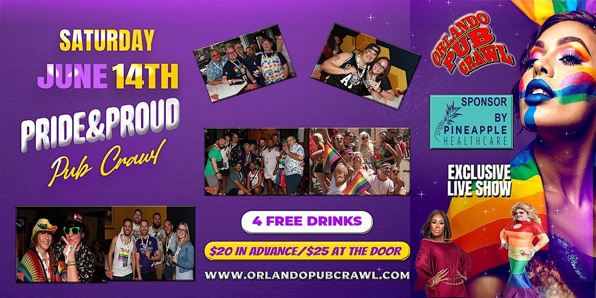 Pride and Proud Pub Crawl, 14 June | Event in Orlando | AllEvents