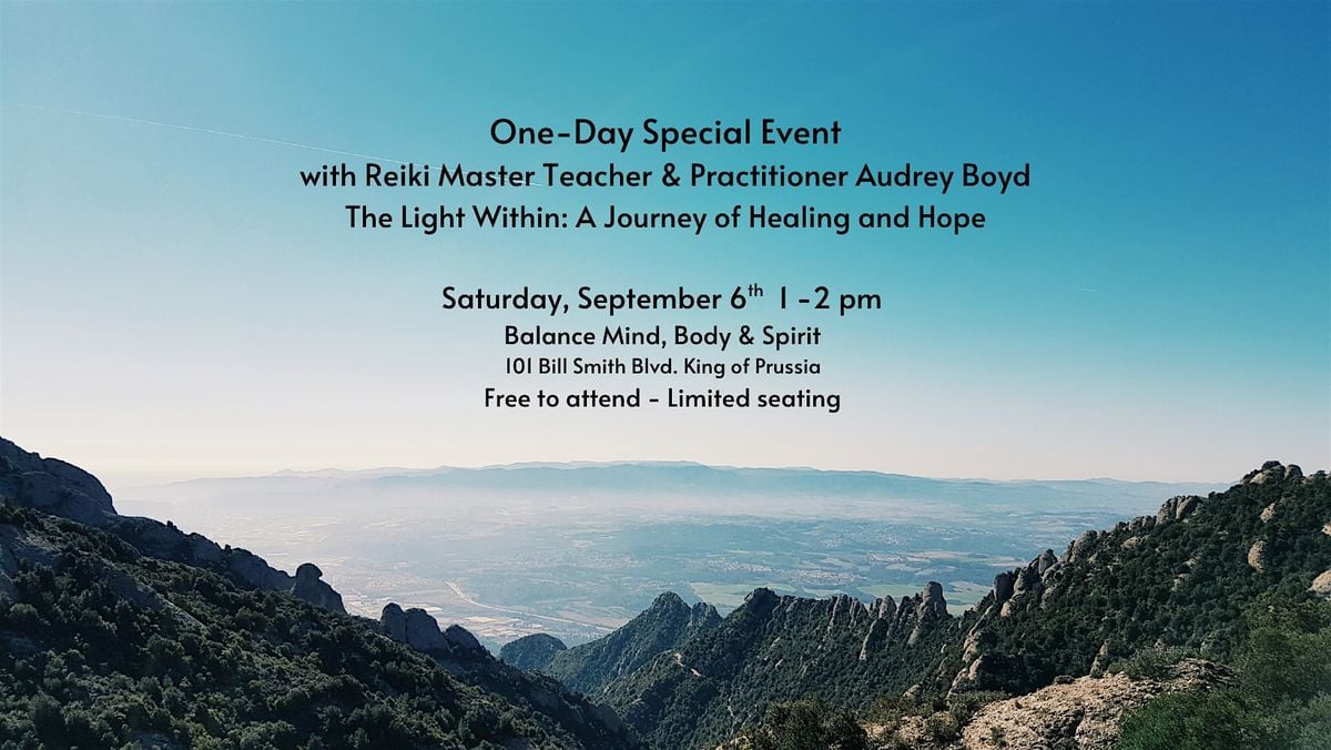 The Light within : A Journey of Healing and Hope, 6 September | Event in King of Prussia | AllEvents