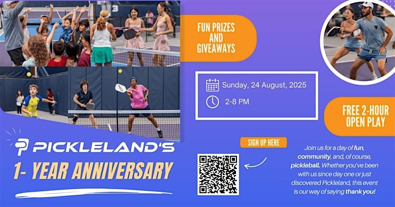 Pickleland Turns 1: Mega Pickleball Party, 24 August | Event in Pflugerville | AllEvents