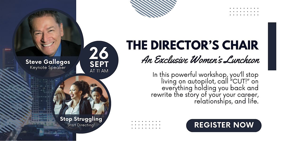 The Director’s Chair: An Exclusive Women’s Luncheon, 26 September | Event in Highlands Ranch | AllEvents