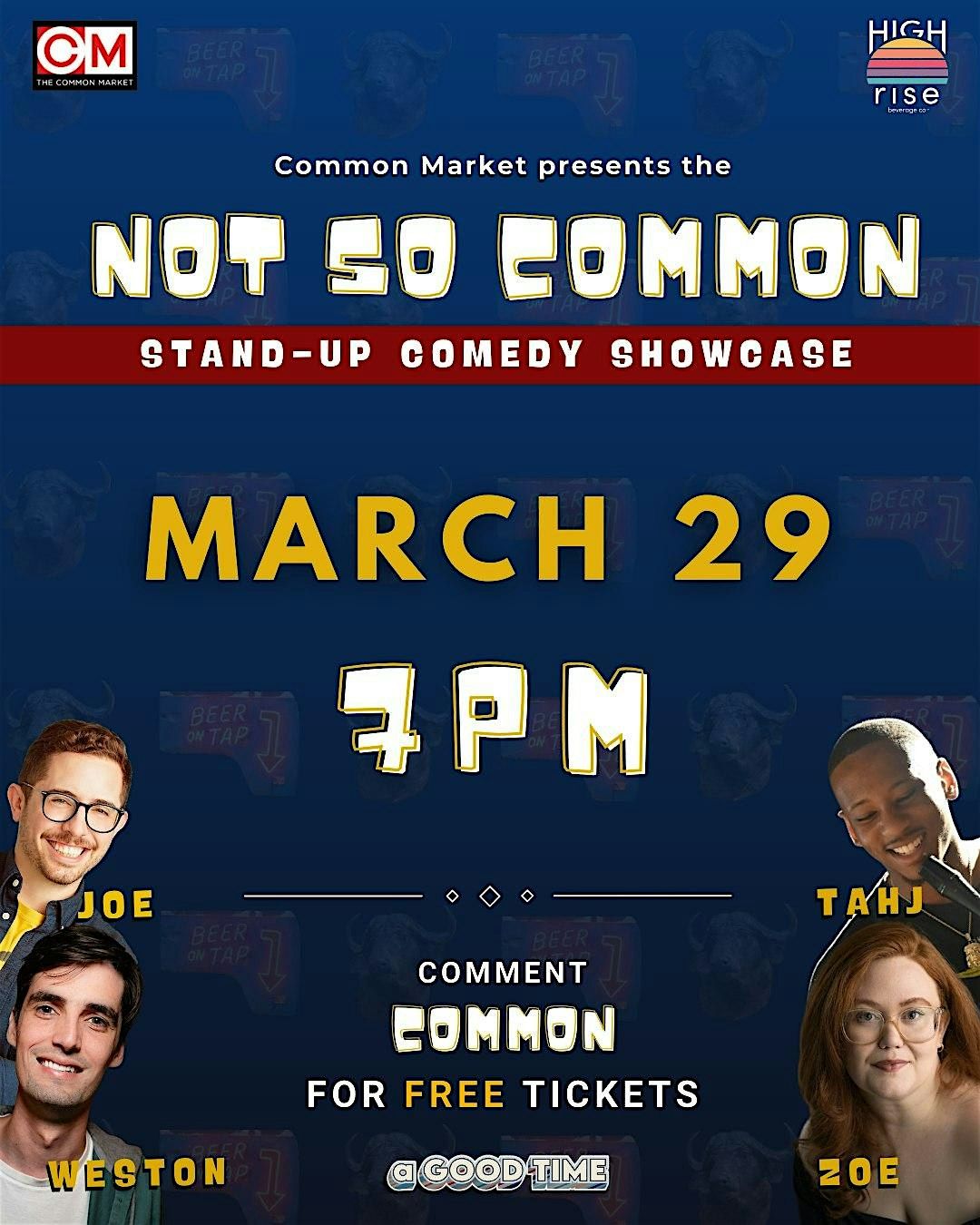 Not So Common Stand-up Comedy Showcase at Common Market, 29 March | Event in Durham | AllEvents