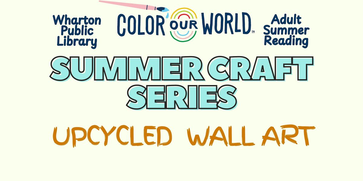 Upcycled  Wall Art, 13 August | Event in Wharton | AllEvents