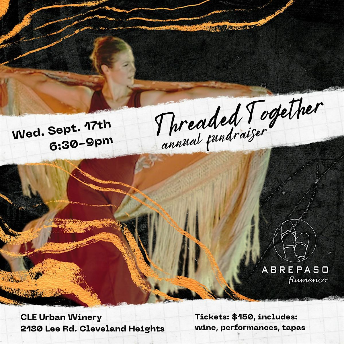 Threaded Together: Abrepaso Flamenco Annual Fundraiser, 17 September | Event in Cleveland Heights | AllEvents
