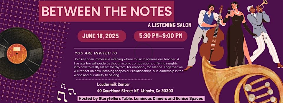 Between the Notes: A Listening Salon, 17 September | Event in Atlanta | AllEvents