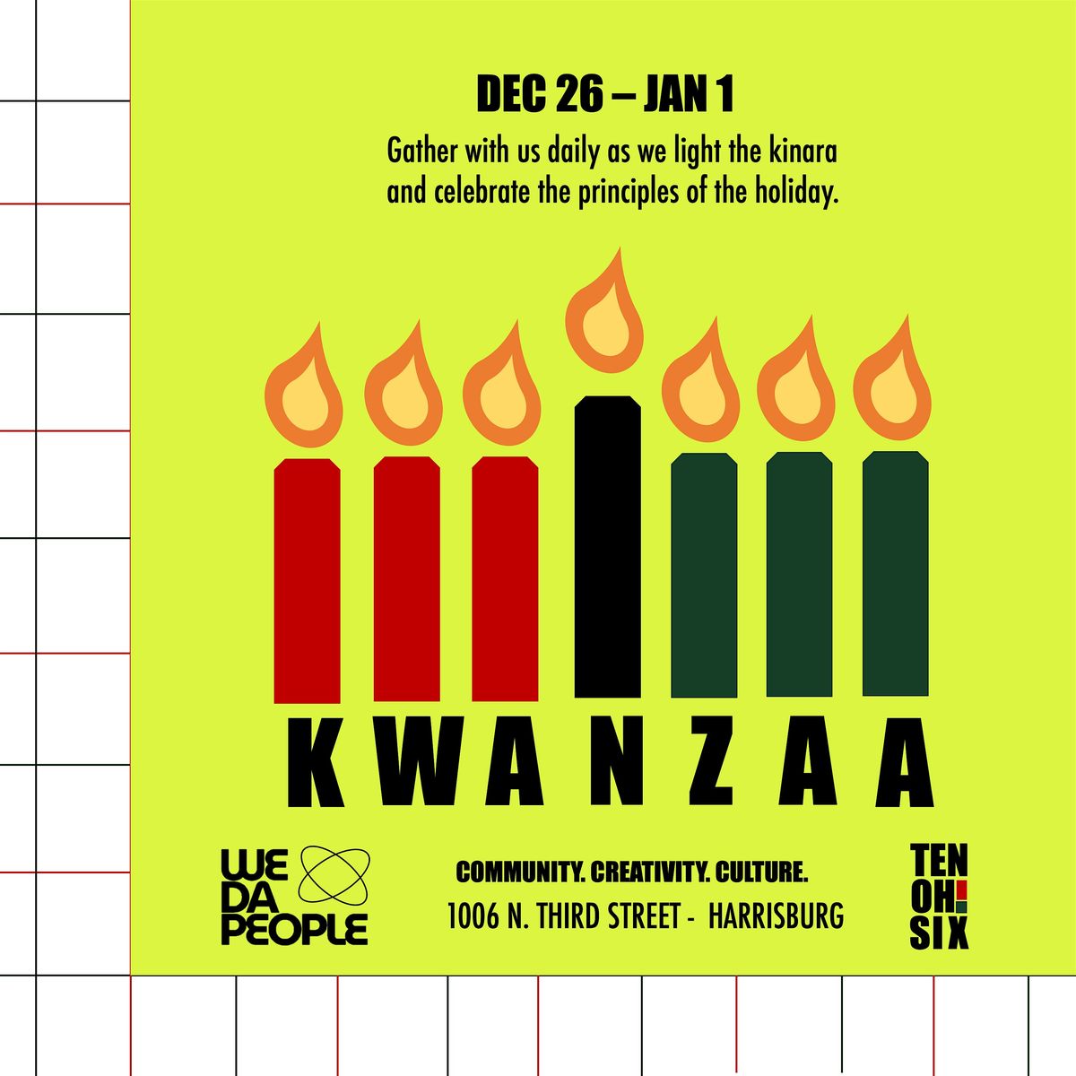 KWANZAA at TEN OH! SIX