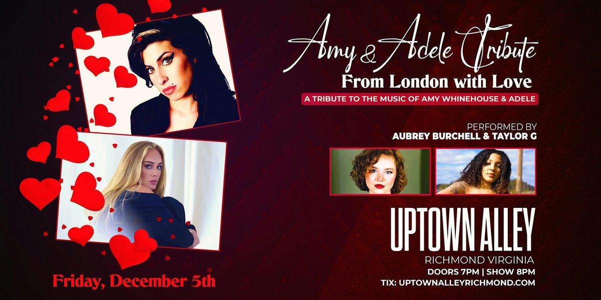FROM LONDON WITH LOVE: A Live Tribute to Amy Winehouse & Adele, 5 December | Event in Midlothian | AllEvents