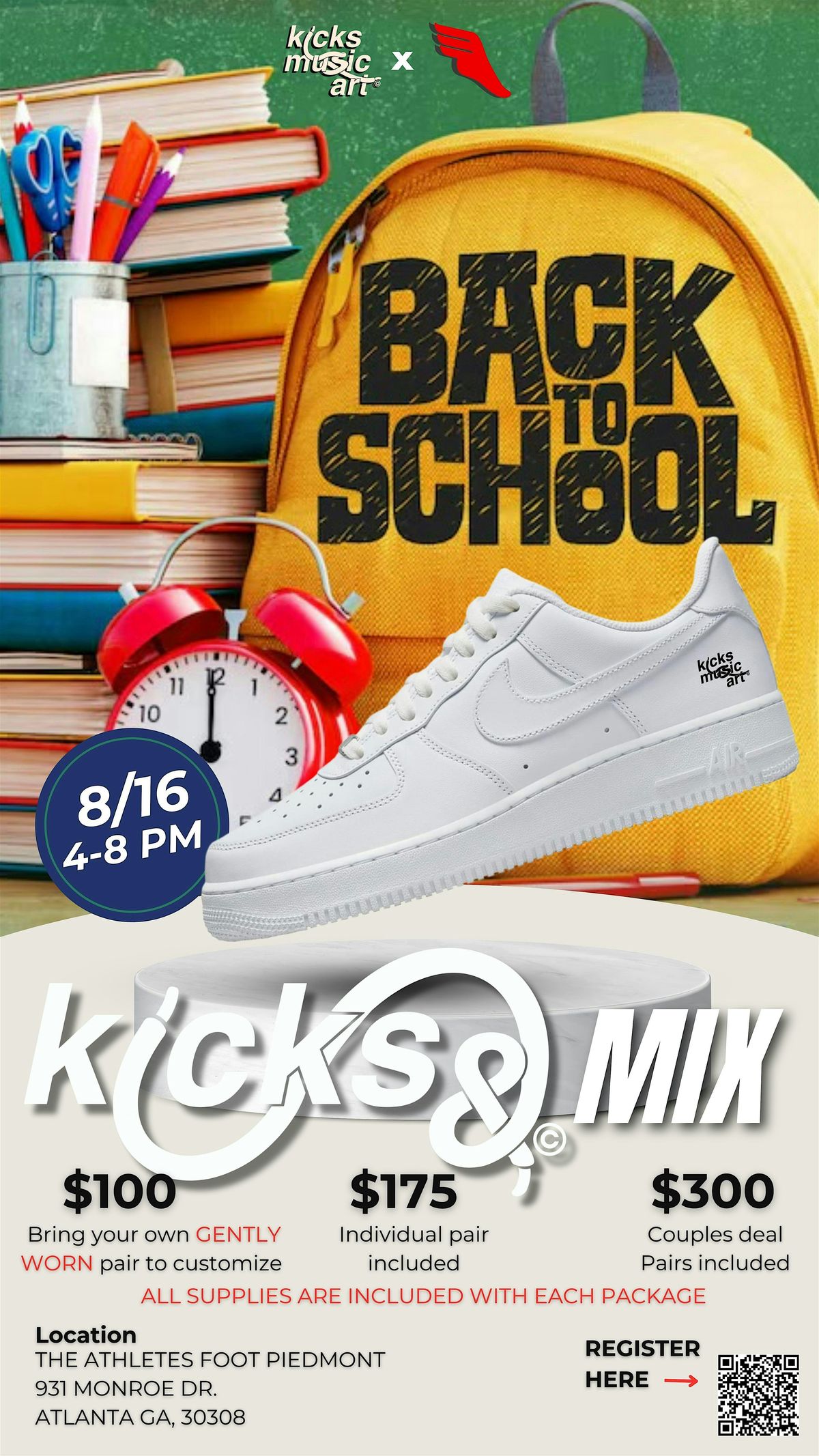 Kicks & Mix Custom Sneaker Class | Event in Atlanta | AllEvents