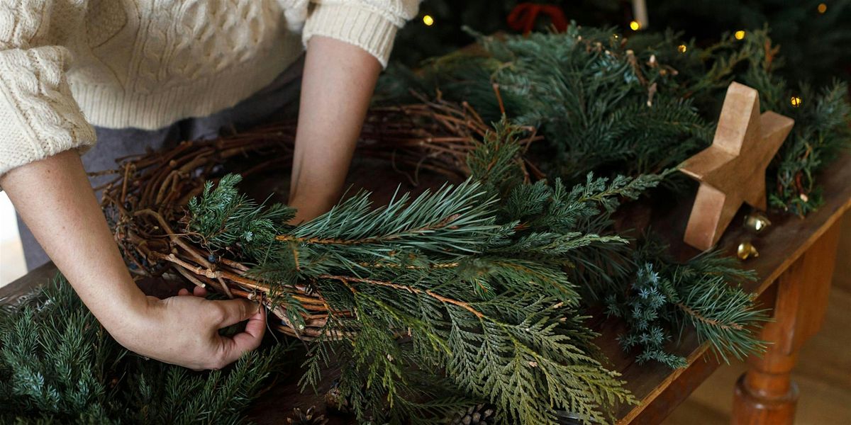 Evergreen Wreath Making Workshop, 22 November | Event in Windham | AllEvents