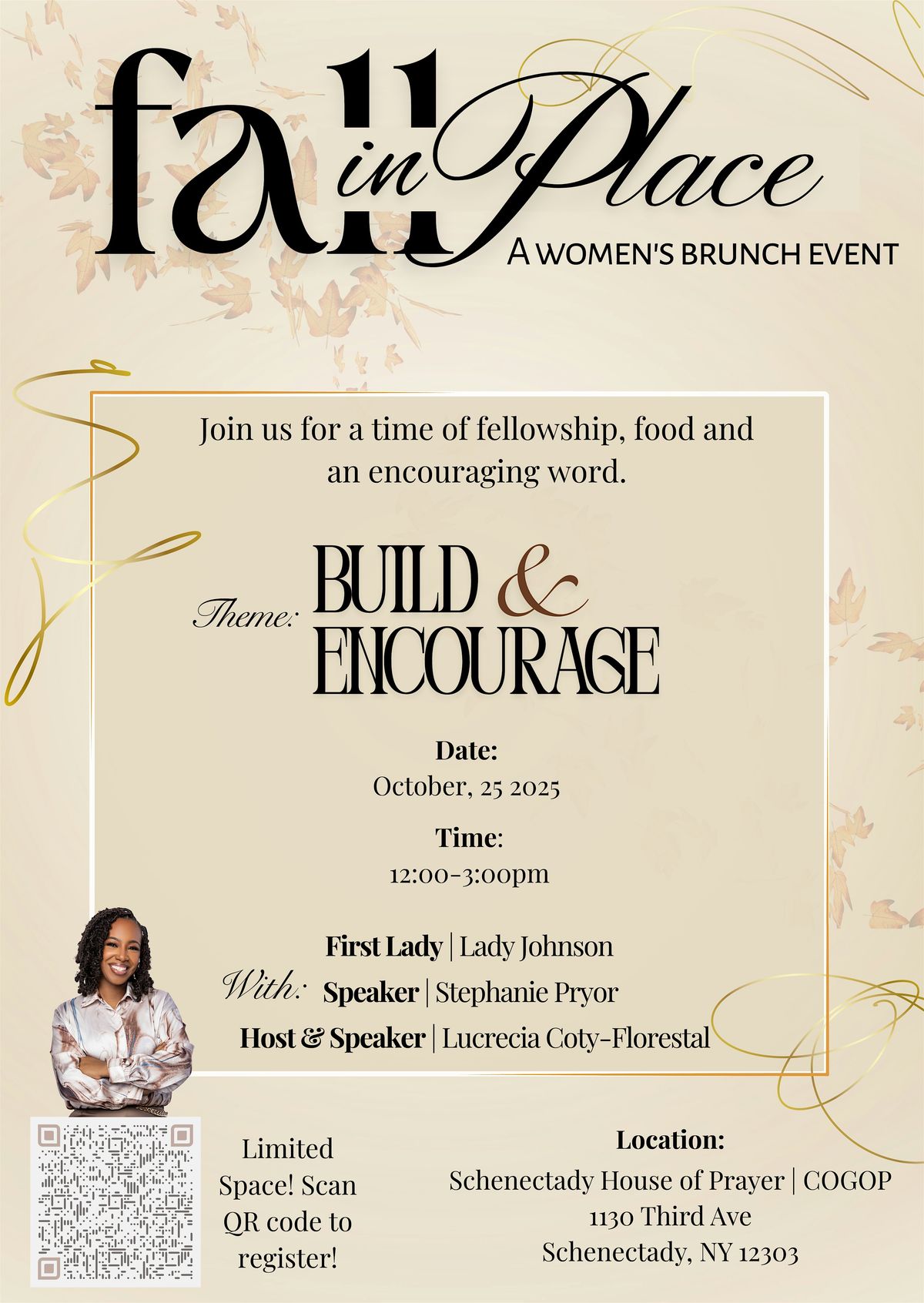 Fall in Place Women’s Brunch, 25 October | Event in Schenectady | AllEvents