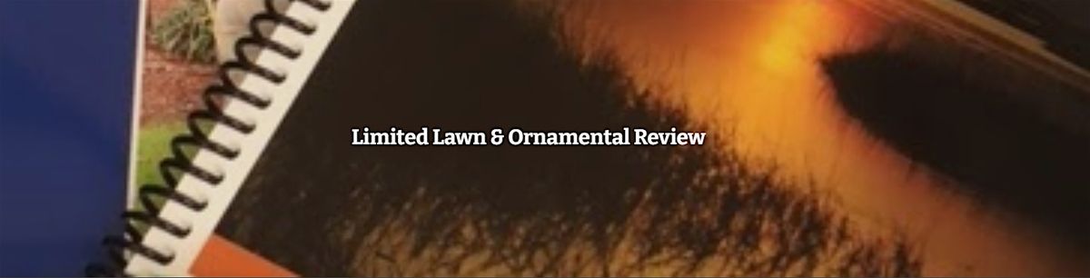 August 2025 Limited Lawn & Ornamental (LLO) Pesticide Applicator Exam Prep, 25 August | Event in Chipley