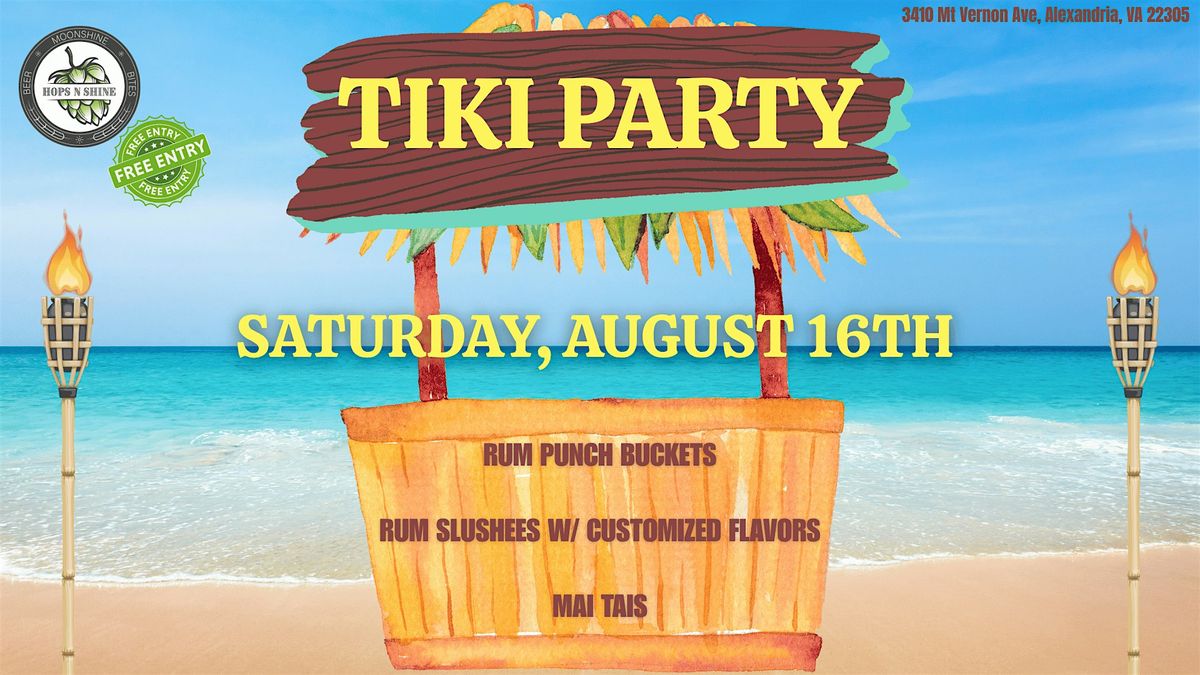 Tiki Party, 16 August | Event in Alexandria | AllEvents
