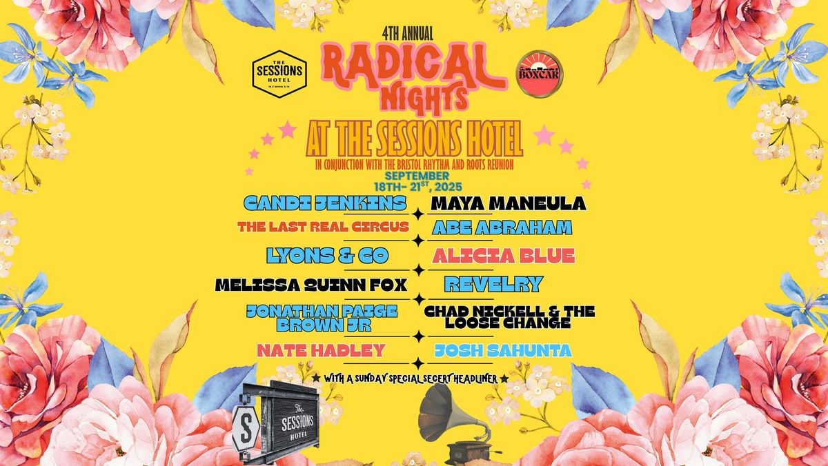 4th Annual RADICAL NIGHTS @The Sessions Hotel in Bristol, VA, 18 September | Event in Bristol | AllEvents